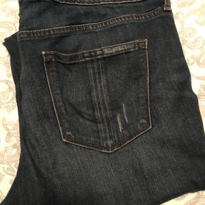 Sonoma stretchy raw hem cropped